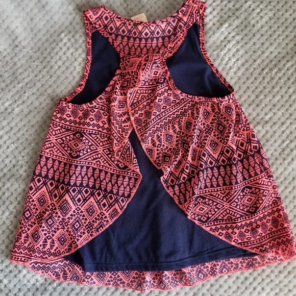 SET of 2 Girls Racerback Layered Tank Tops size 12 - Picture 5 of 5